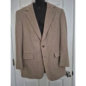 Nathan David Pincus Bros Maxwell Cashmere Blazer Mens Sport Coat Jacket 43R